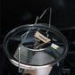 PRIMUS Campfire 3L Stainless Steel Pot – Compact Camping Cooking Pot, Open Fire & Stove Compatible, Durable 18/8 Steel Stock Pot with Lid & Handle
