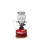 PRIMUS EasyLight Gas Lantern – 490 Lumens Powerful Camping Lantern, Piezo Ignition Adjustable Brightness, Compact Backpacking Light with Glass Globe & Carry Case