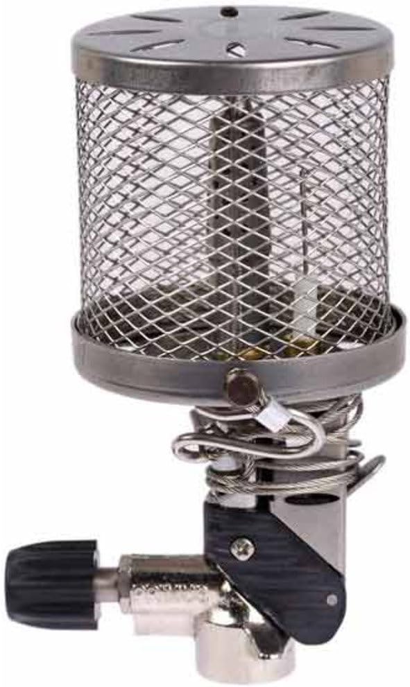 PRIMUS Micron Lantern Steel Mesh – Ultralight Backpacking Gas Lantern, 235 Lumens Compact Camping Light with Piezo Ignition & Adjustable Brightness